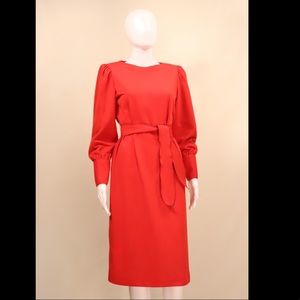 Vintage Red Dress by Leslie Fay